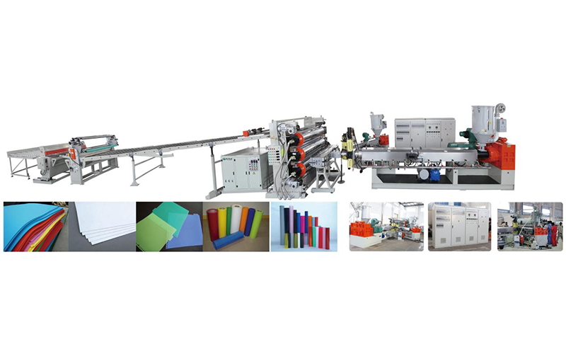 PVC,PE ABS Sheet Extrusion Line